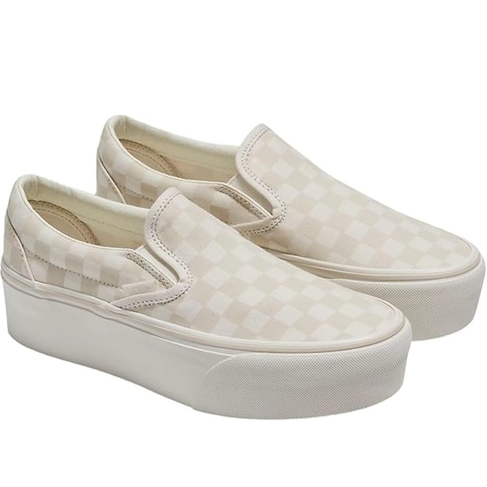 Vans Checkered Platform Slip-On Sneakers